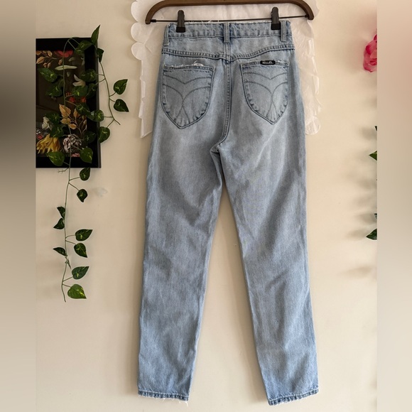 Rollas Sky Blue Boot Cut Duster Jeans Women Size 26 - Picture 9 of 16